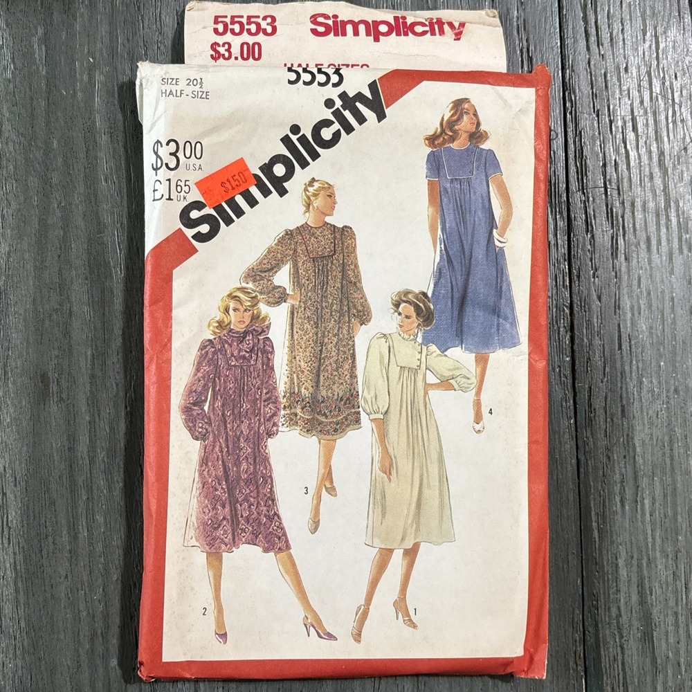 VTG Simplicity Sewing Pattern Lot of 18 Misses Dress 80s NOS Brand New SZ 8-24 - Picture 4 of 14